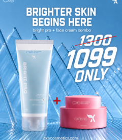 CREME X + BRIGHT PRO FACE WASH