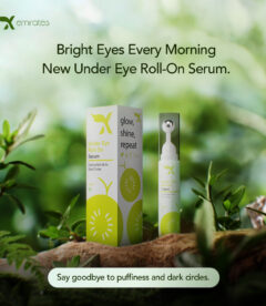 Under eye roll on serum