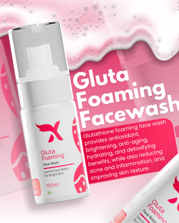 gluta foaming face wash gluta foaming face wash